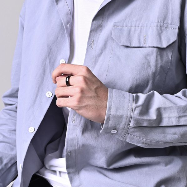 Ceramic Ring Fashion Rhombus Multi-Face Men