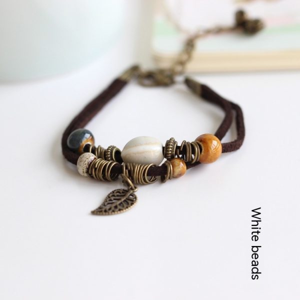 Woven Fashion Popular Ceramic Women's Girlfriends' Bracelet Small Jewelry