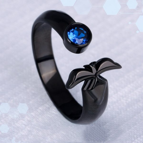 925 Silver Tongren Sword Ring Of Night Sky